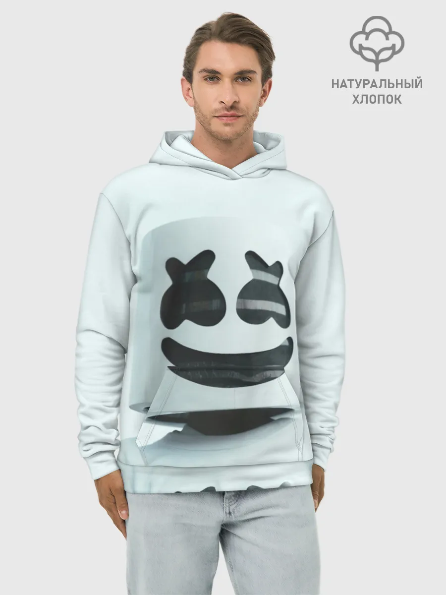 Худи мужской база хлопок / MARSHMELLO | МАРШМЕЛЛО