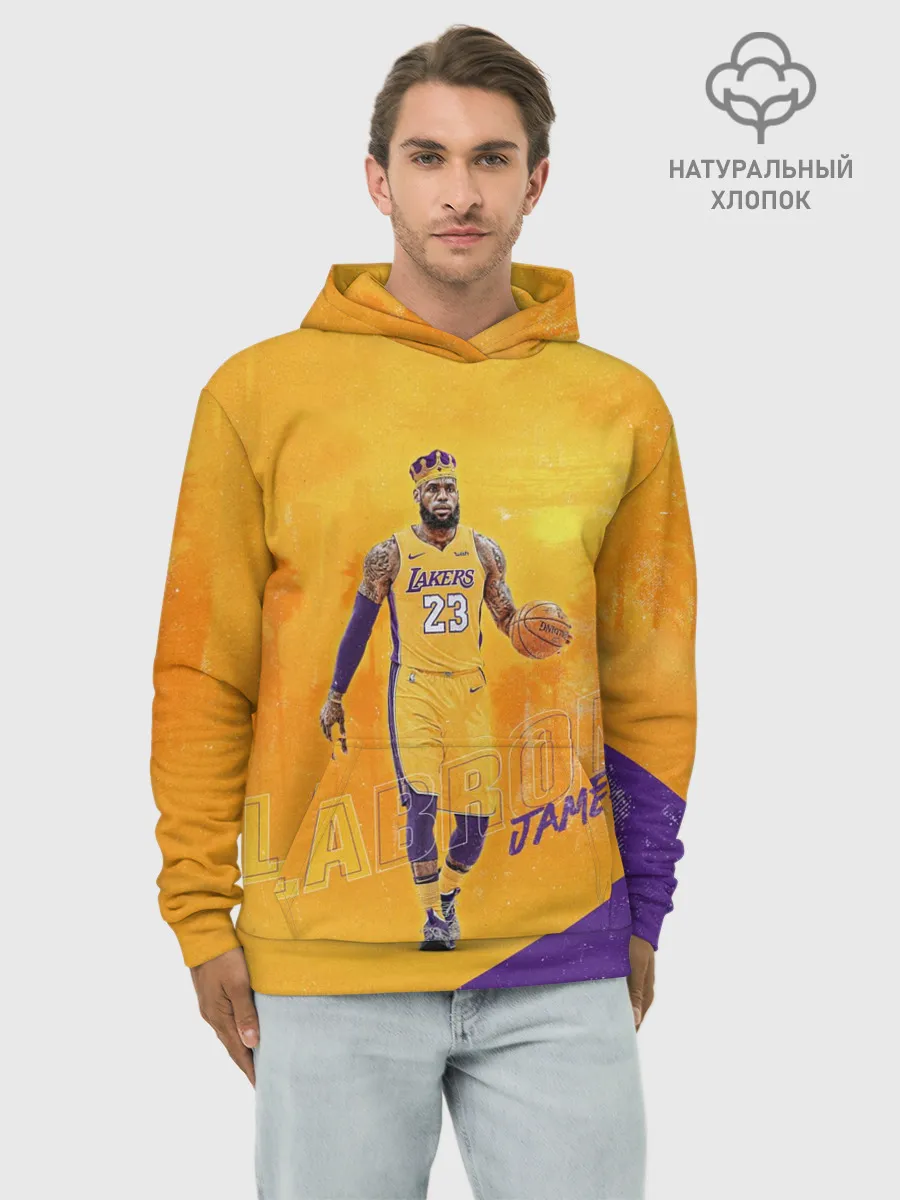 Худи мужской база хлопок / Lebron