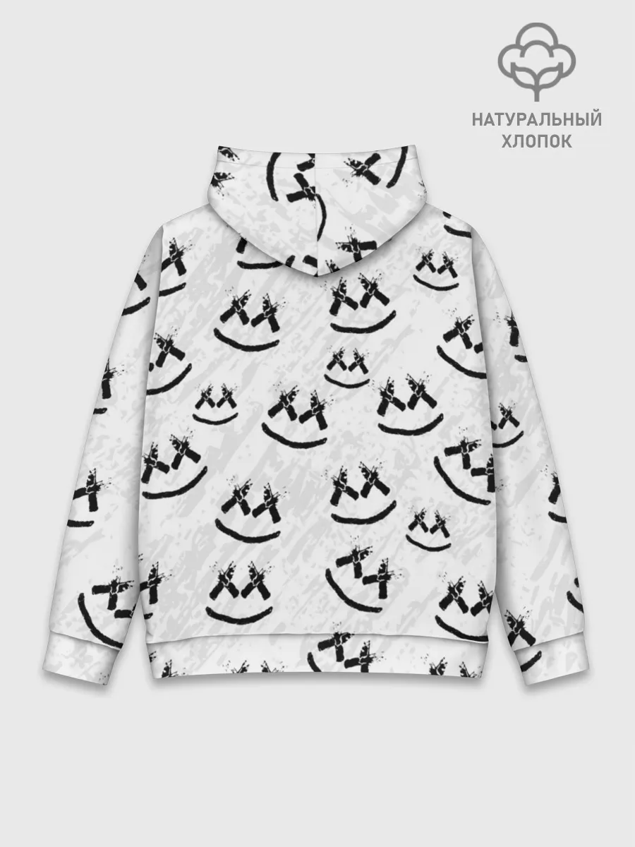 Худи мужской база хлопок / MARSHMELLO PATTERN