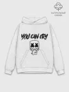 Худи мужской база хлопок / Marshmello. You can cry