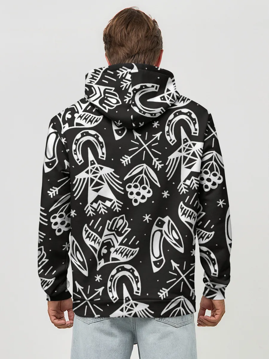 Худи мужской база хлопок / Сибирь