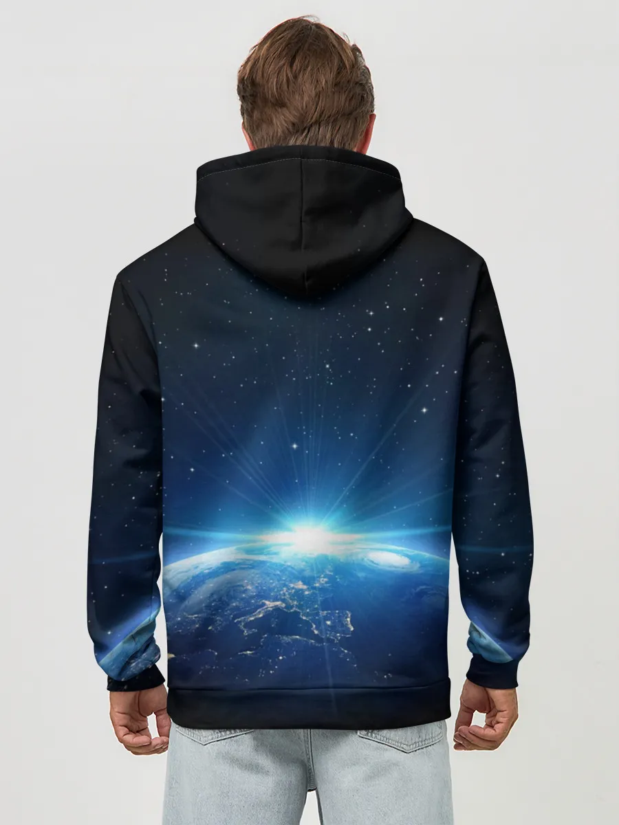 Худи мужской база хлопок / NASA