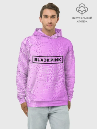 Худи мужской база хлопок / BlackPink