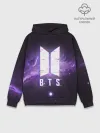 Худи мужской база хлопок / BTS SPACЕ 3D / БТС КОСМОС