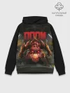 Худи мужской база хлопок / DOOM Pinky