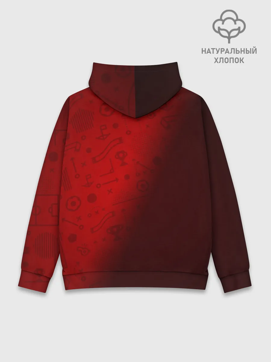 Худи мужской база хлопок / Football Russia