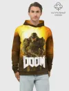 Худи мужской база хлопок / DOOM 2016