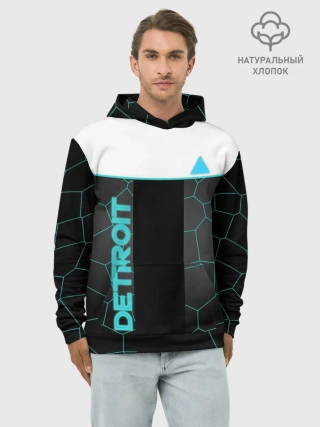 Худи мужской база хлопок / DETROIT