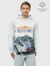 Худи мужской база хлопок / De Lorean Outatime