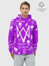 Худи мужской база хлопок / WATCH DOGS 2