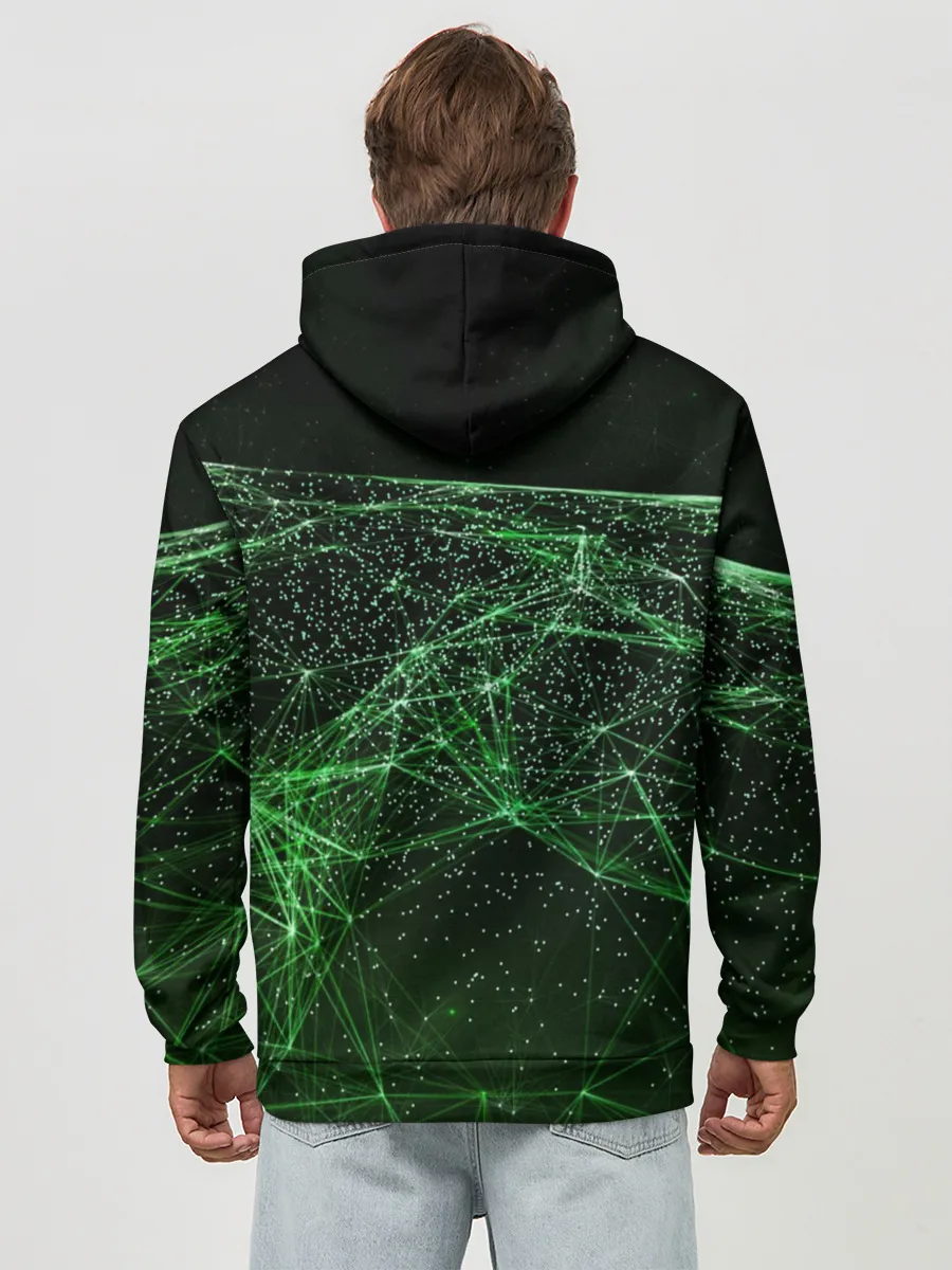 Худи мужской база хлопок / WATCH DOGS 2