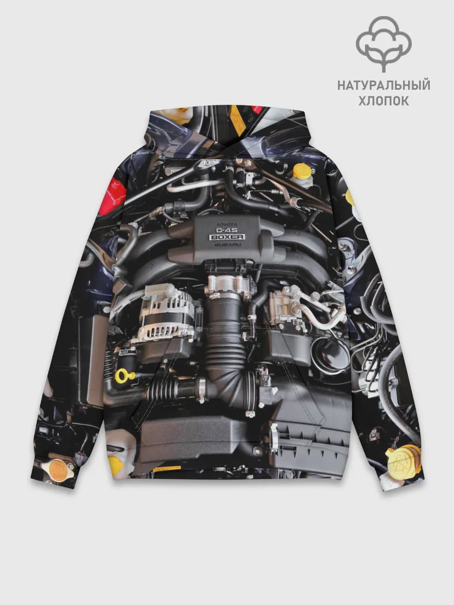 Худи мужской база хлопок / Engine