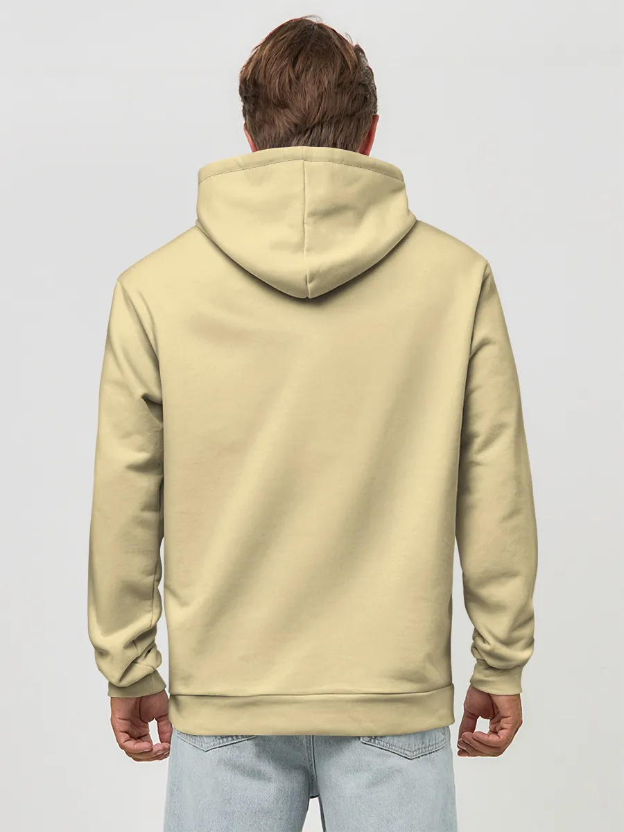 Худи мужской база хлопок / Лисичка с флейтой