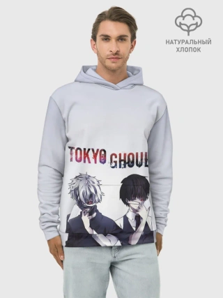 Худи мужской база хлопок / Токийский гуль