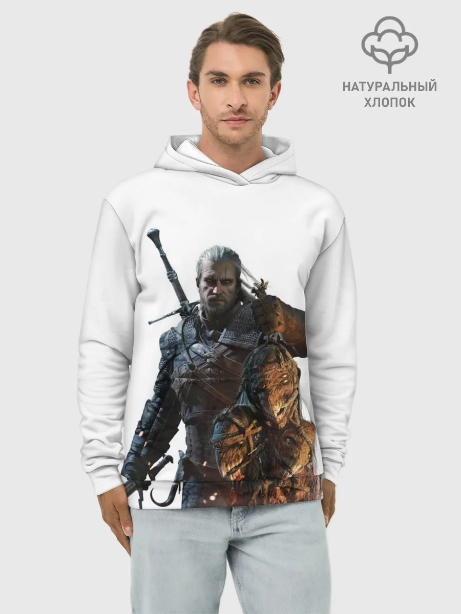 Худи мужской база хлопок / The Witcher