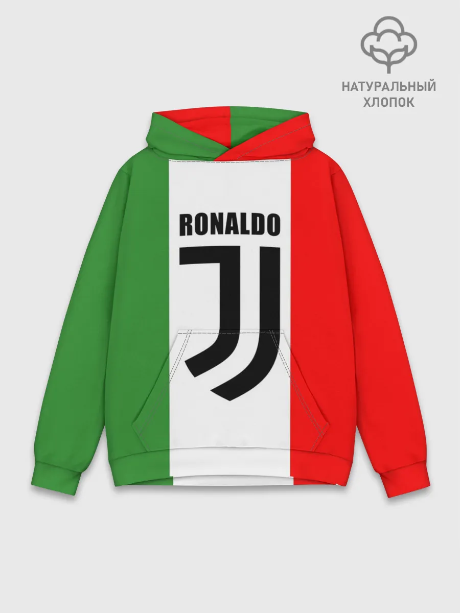 Худи мужской база хлопок / Ronaldo Juventus Italy