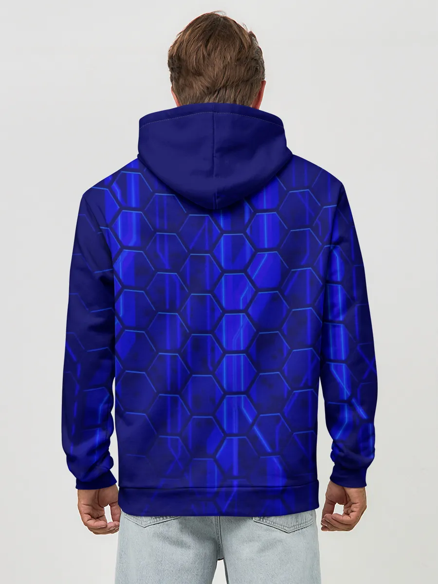 Худи мужской база хлопок / СТАЛЬНЫЕ СОТЫ