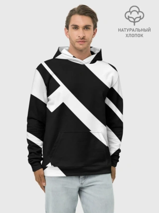 Худи мужской база хлопок / Geometry