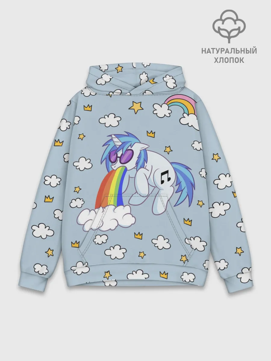 Худи мужской база хлопок / Винил Скрэтч