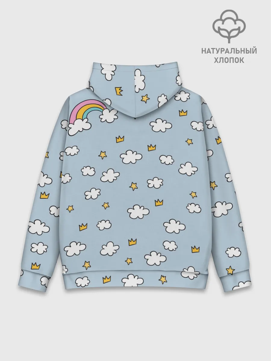 Худи мужской база хлопок / Винил Скрэтч