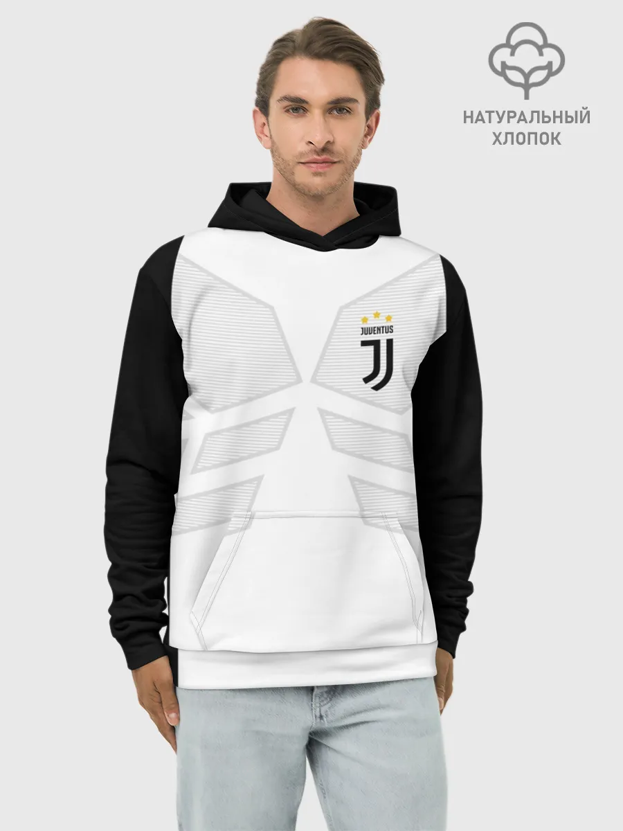 Худи мужской база хлопок / JUVENTUS SPORT