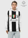 Худи мужской база хлопок / JUVENTUS BIANCONERI