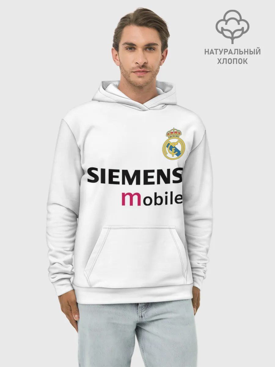 Худи мужской база хлопок / Рауль Реал Ретро