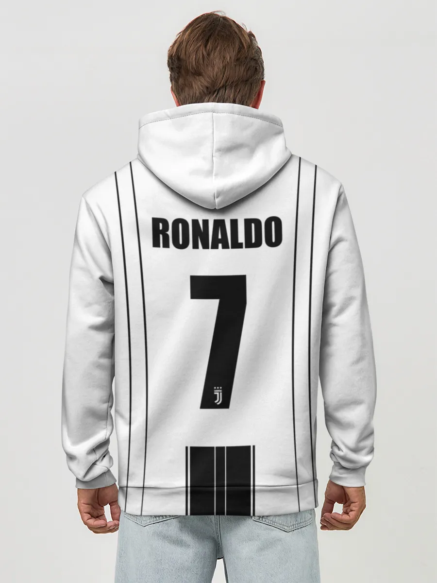 Худи мужской база хлопок / JUVENTUS.