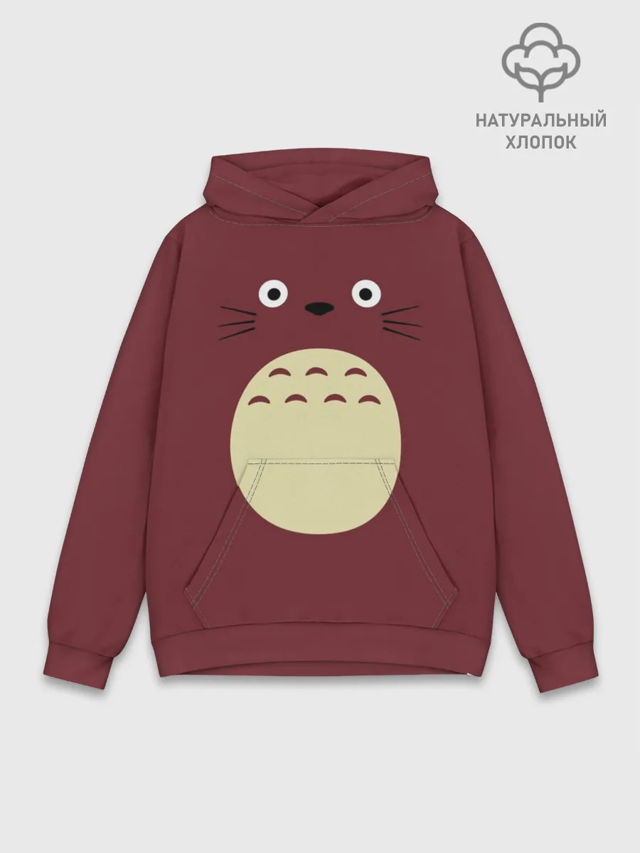 Худи мужской база хлопок / Я - Тоторо