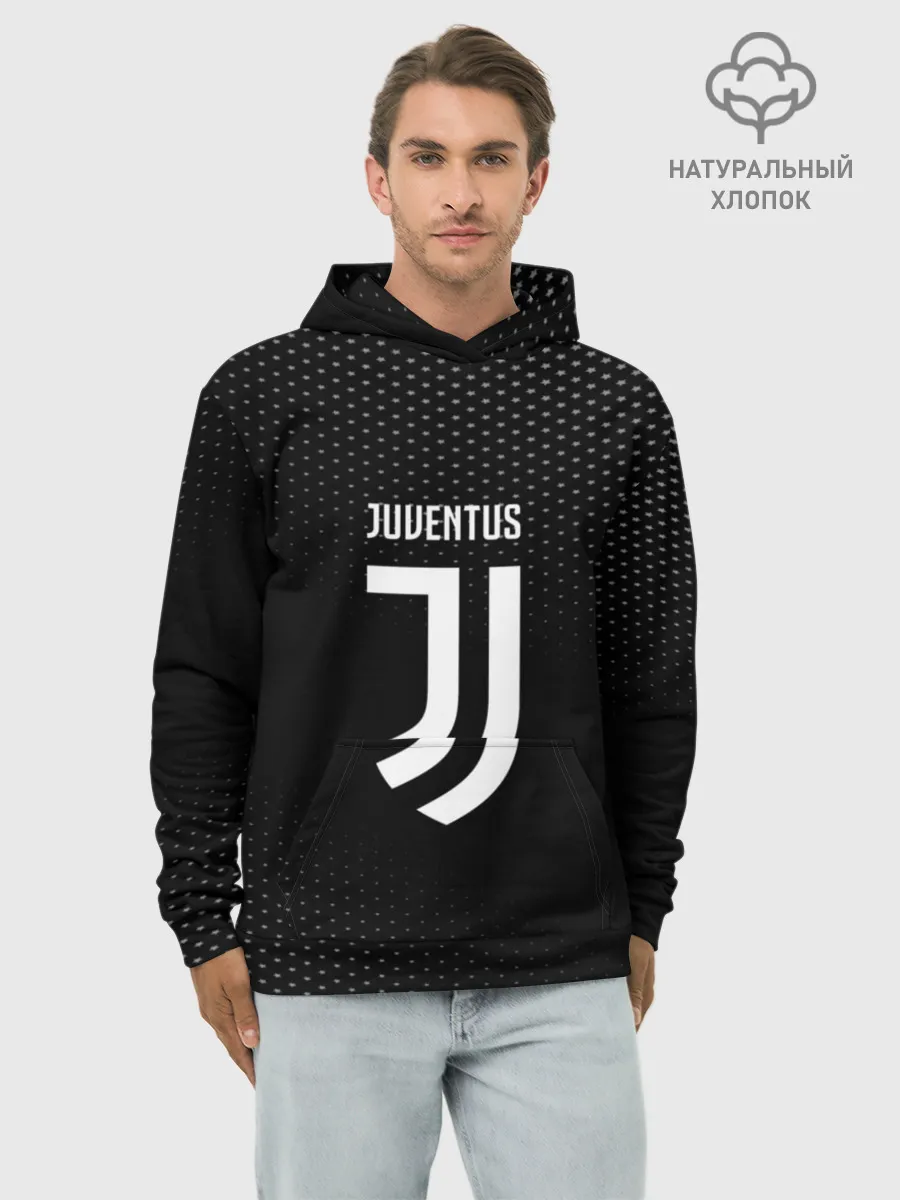 Худи мужской база хлопок / Juventus