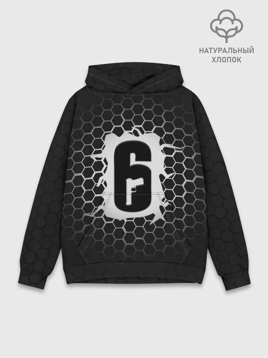 Худи мужской база хлопок / RAINBOW SIX SIEGE