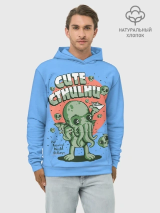 Худи мужской база хлопок / Ктулху