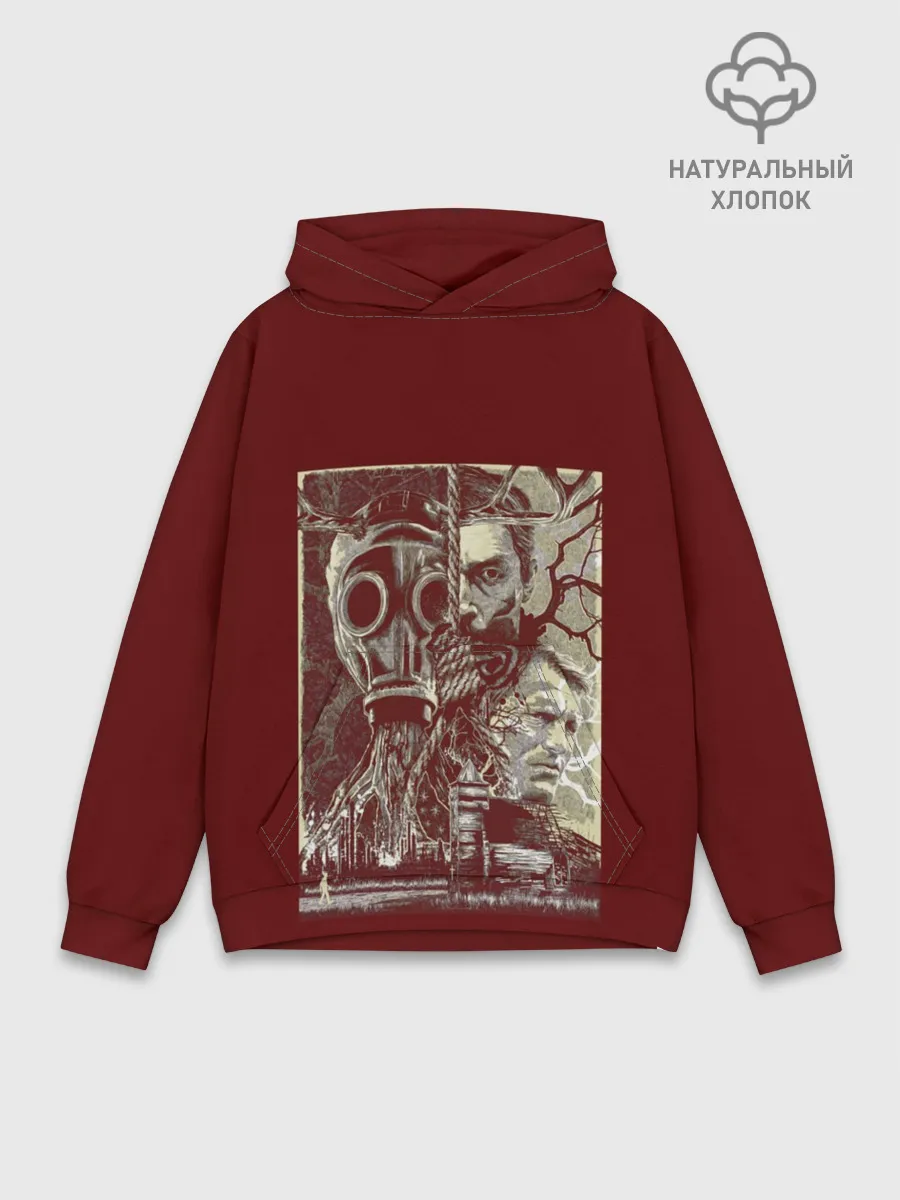 Худи мужской база хлопок / True Detective