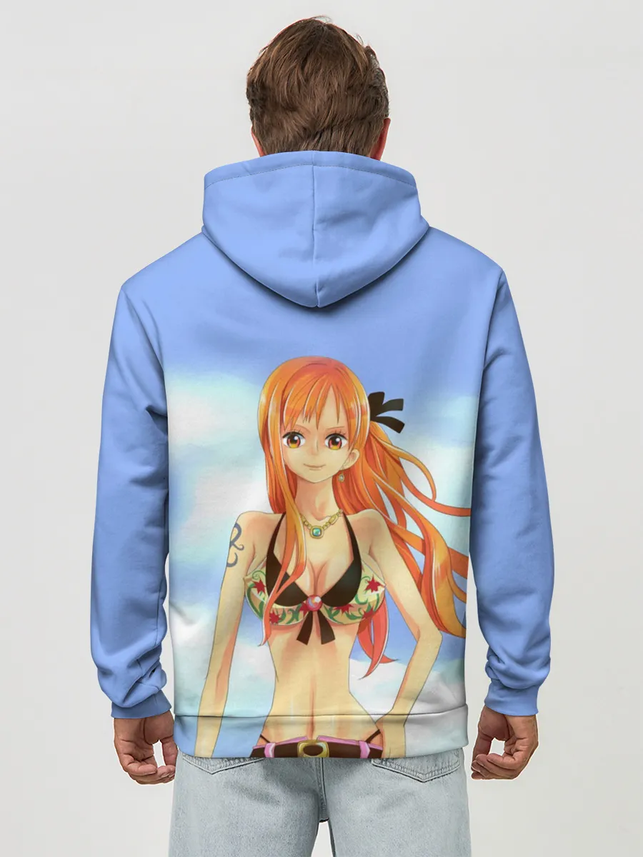 Худи мужской база хлопок / Рыжая Нами