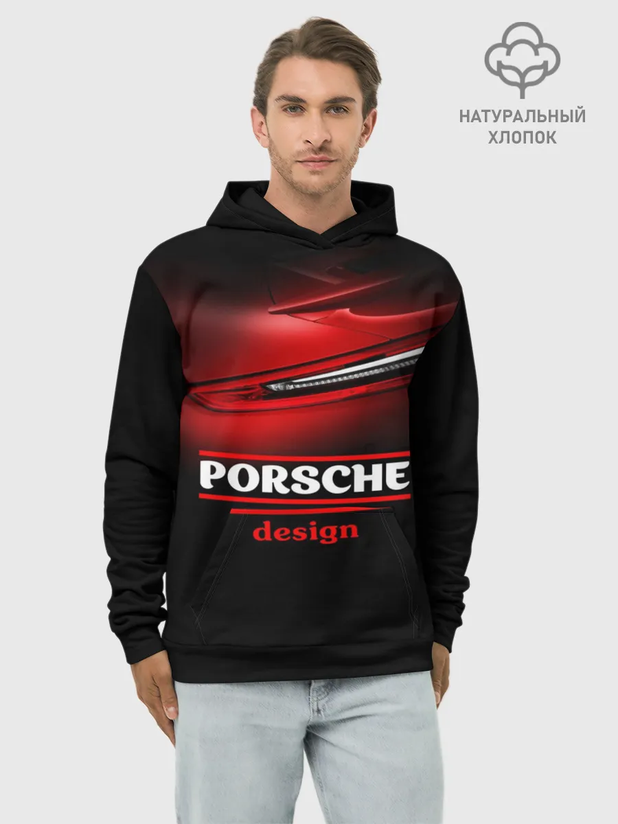 Худи мужской база хлопок / Porsche design