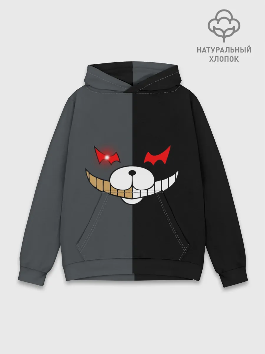 Худи мужской база хлопок / KUROKUMA x MONOKUMA