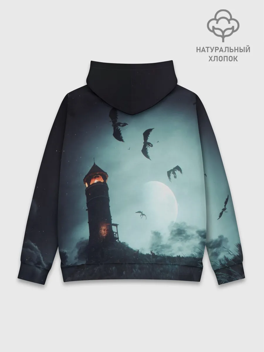Худи мужской база хлопок / ВЕДЬМАК