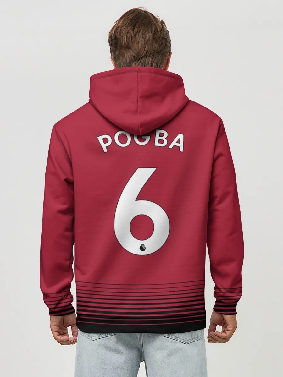 Худи мужской база хлопок / Погба Манчестер 18-19