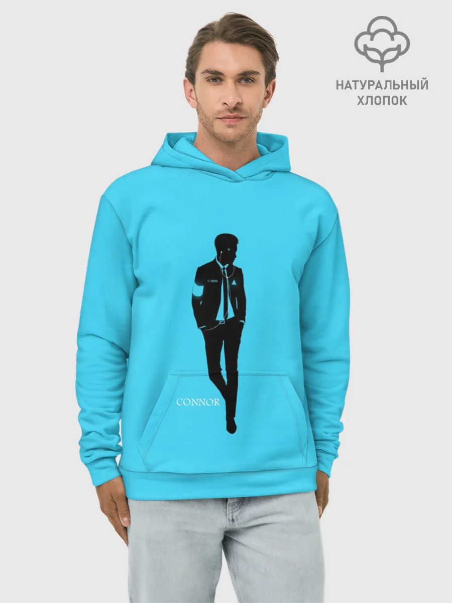 Худи мужской база хлопок / Connor. Detroit: Become Human