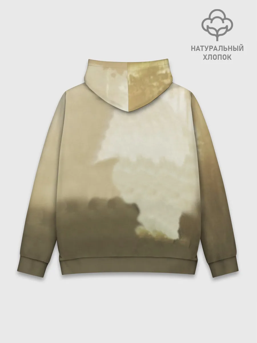 Худи мужской база хлопок / Хищник