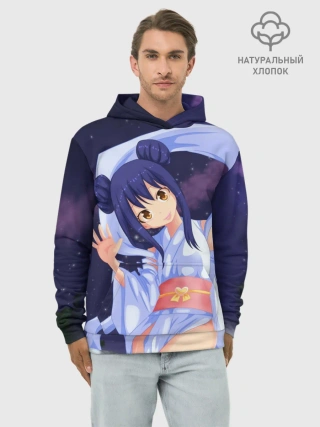 Худи мужской база хлопок / Fairy Tail Wendy