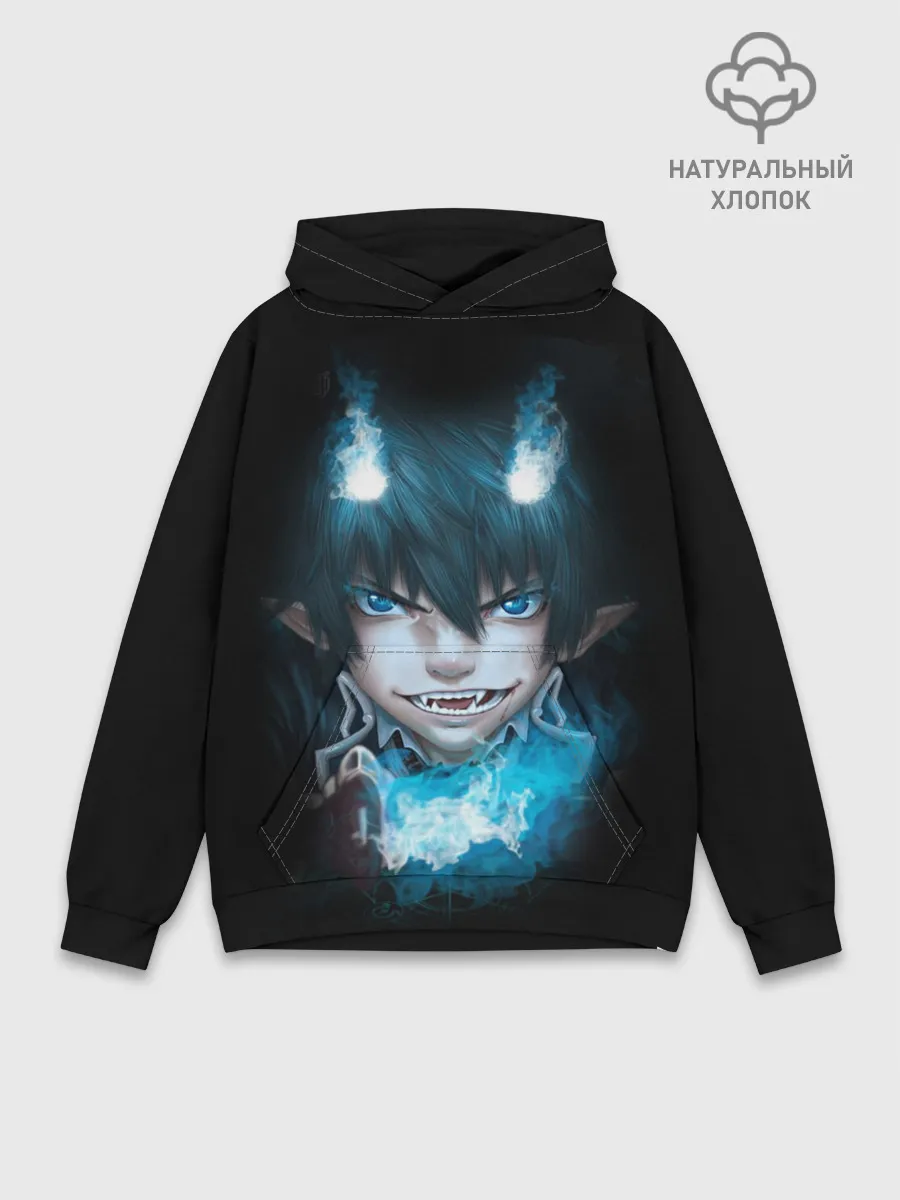 Худи мужской база хлопок / Рин Окумура