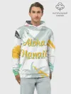 Худи мужской база хлопок / Aloha Hawaii