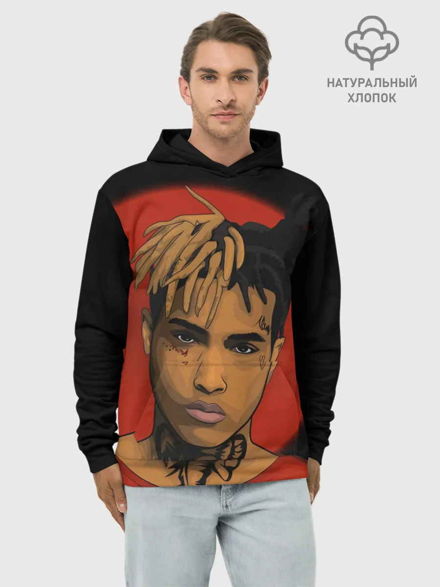 Худи мужской база хлопок / XXXTentacion