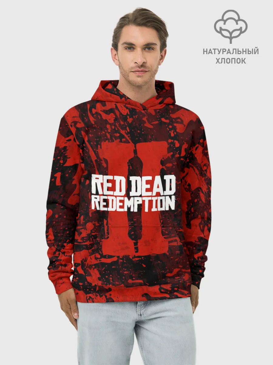 Худи мужской база хлопок / RED DEAD REDEMPTION 2