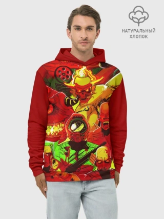 Худи мужской база хлопок / DOOM