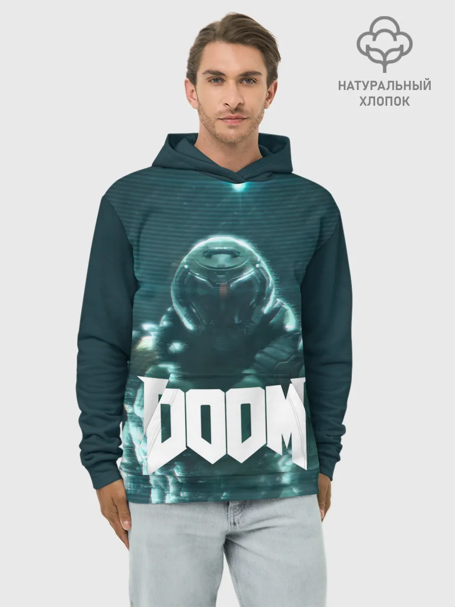 Худи мужской база хлопок / DOOM