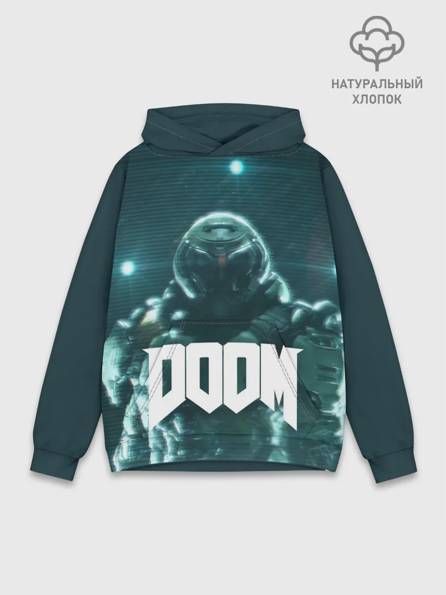 Худи мужской база хлопок / DOOM
