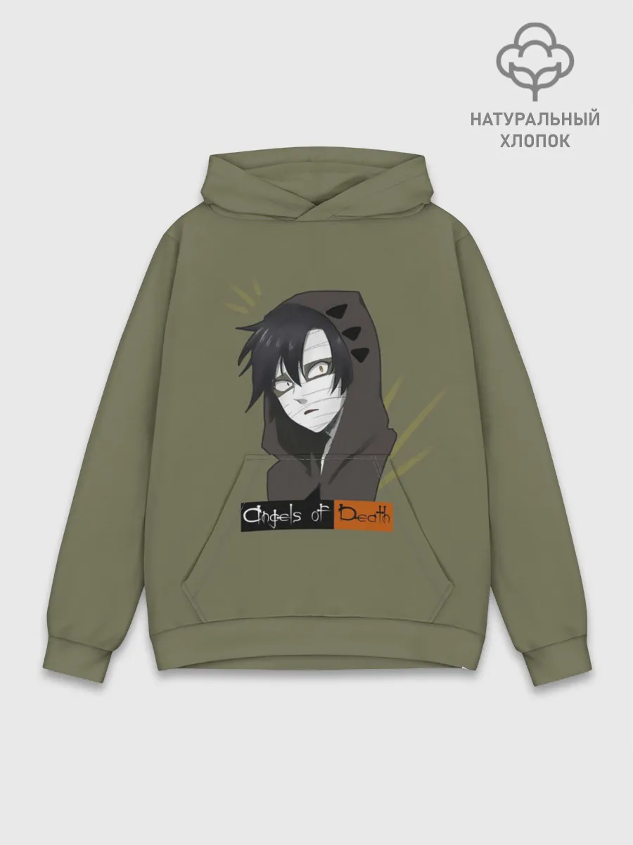 Худи мужской база хлопок / Зак ангел