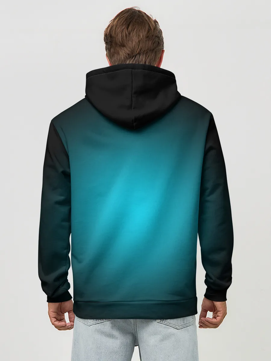 Худи мужской база хлопок / QUANTUM JONES SODA